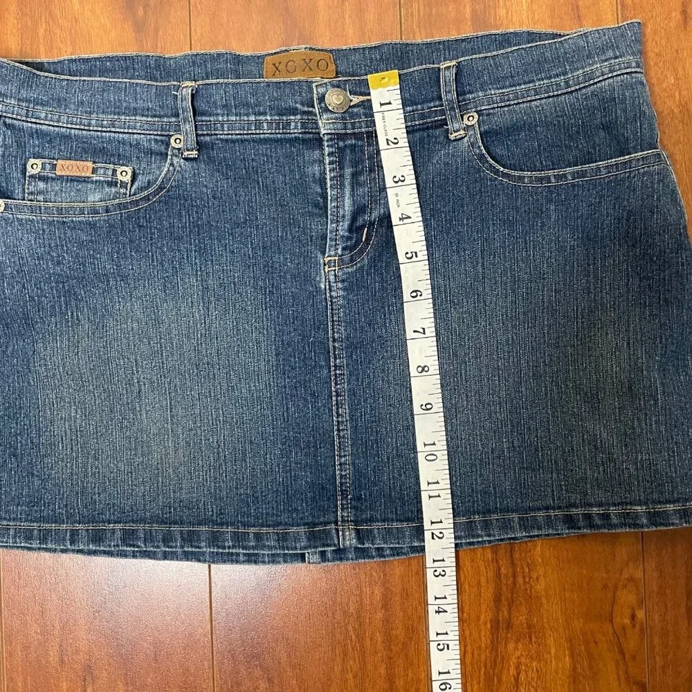 XOXO Mini Denim Skirt Size 13/14